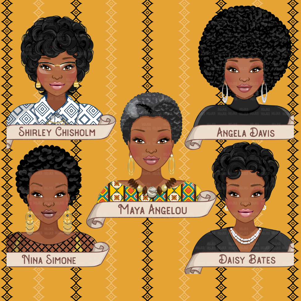 Black Female Activist Magnets