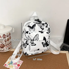 Load image into Gallery viewer, Animal Print Nylon Backpack
