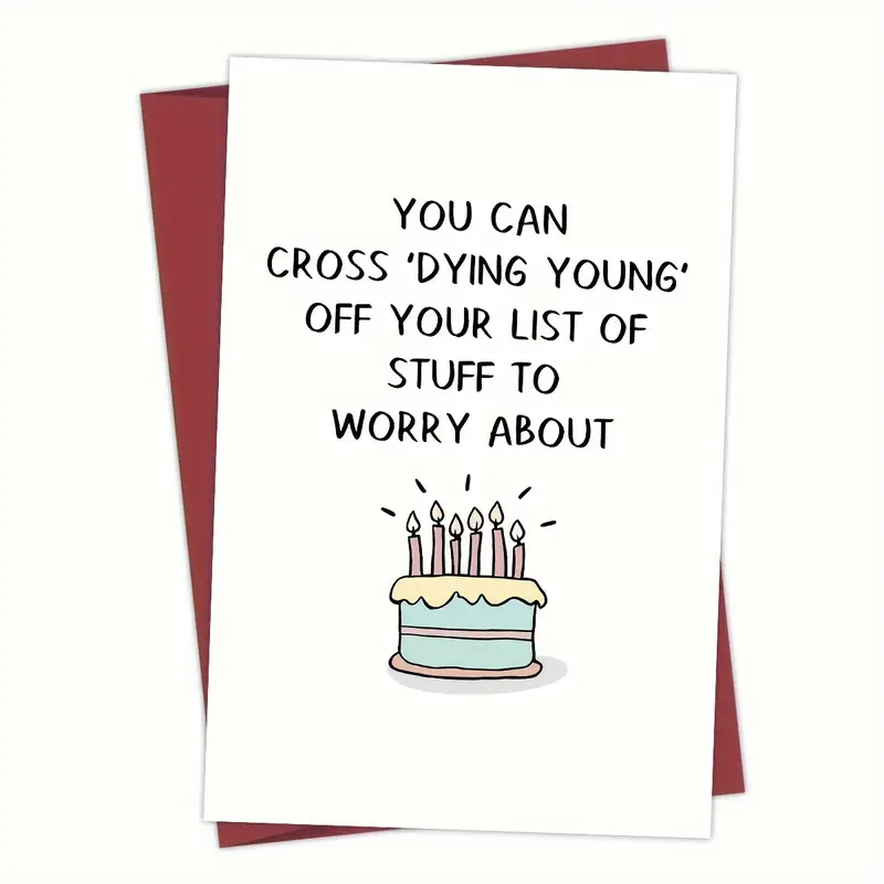 Older Birthday Card Funny