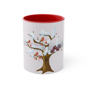 Holiday Cardinal Accent Mug
