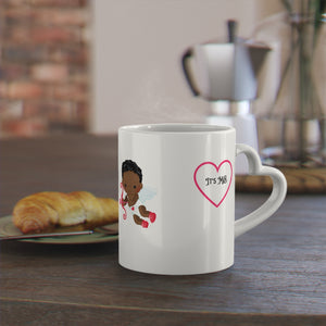 Valentine's Heart-Shaped Mug