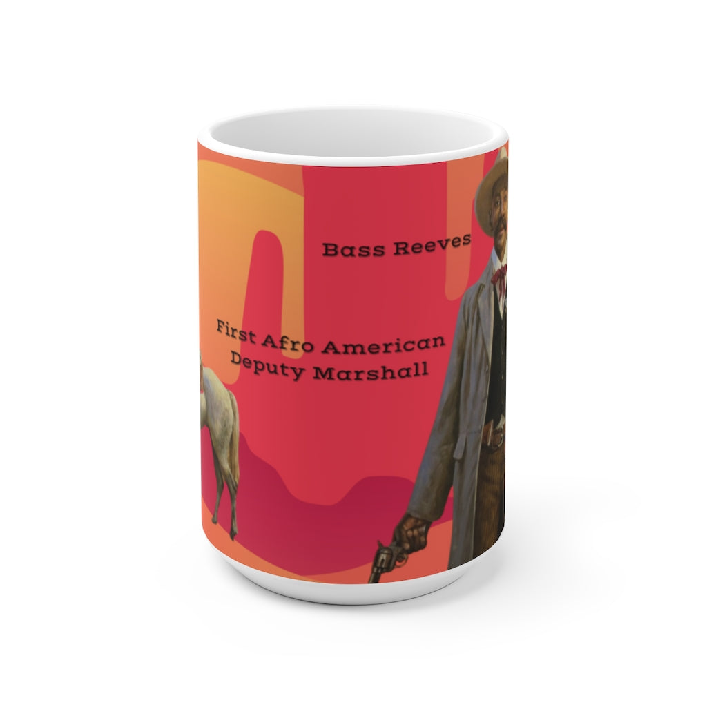 Bass Reeves Black History Ceramic Mug (EU)
