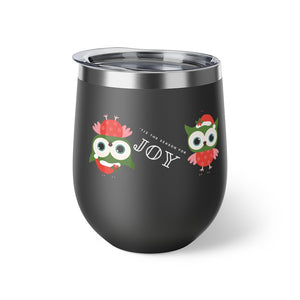 Holiday Owl Insulated Cup