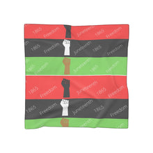 Load image into Gallery viewer, Juneteenth Freedom Day Poly Scarf

