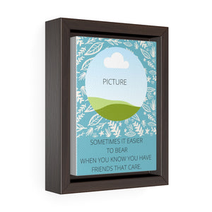 Memorable Vertical Picture Framed Premium Gallery Wrap Canvas