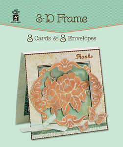 Hot Off The Press 3D Frame Die-Cut Cards (3-PACK)