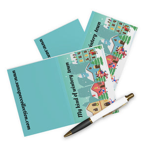 Greeting Cards (5 Pack) "My Kind of Wintery Town."