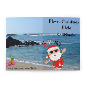 Greeting Cards (5 Pack) Mele Kalikimaka Hawaiian
