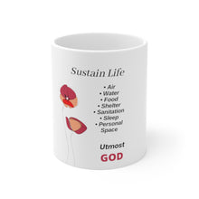 Load image into Gallery viewer, Sustain Life Ceramic Mug 11oz
