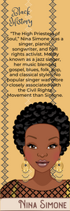Black Female Activist Bookmarks. Series 1