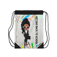 Load image into Gallery viewer, Getting Back to School Drawstring Bag
