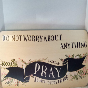 Wall Plaque Wash Your Hands and say Your Prayers sign