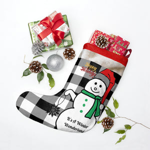 Christmas Stockings Snowman