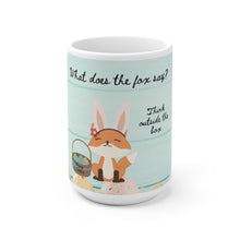 Load image into Gallery viewer, &quot; WHAT DOES THE FOX SAY&quot; Holiday Ceramic Mug (EU)
