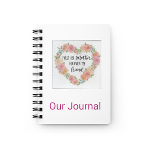Spiral Bound Journal Our Flower Heart