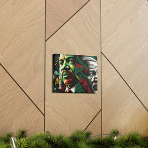 Martin Luther King Jr. and Nelson Mandela Canvas Gallery Wrap
