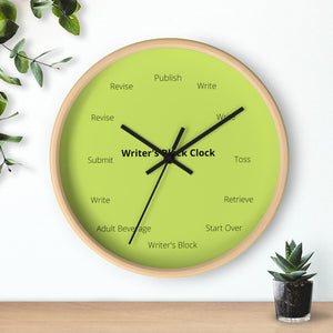 The Writer's Block Collection Wall clock