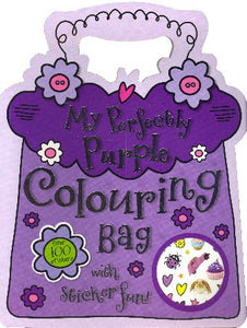MY PERFECTLY PURPLE COLOURING BAG WUTH STICKER FUN!