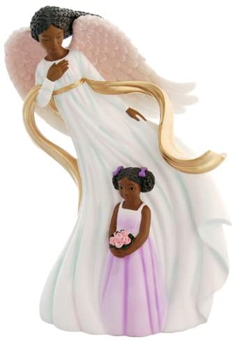 Ebony Treasures Prayer Guardian with Girl