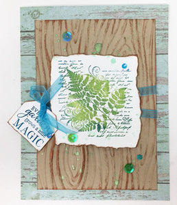Hot Off the Press Wood Texture Embossing Folder
