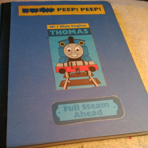 Composition Notebook  Altered Thomas the Blue Engine