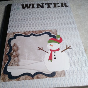Composition Notebook Winter Snowman