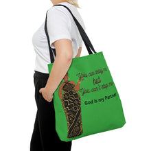 Load image into Gallery viewer, &quot;God is My Partner&quot;  Quote Tote Bag (AOP)
