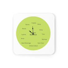 Load image into Gallery viewer, The Writer&#39;s Block Collection Cork Back Coaster
