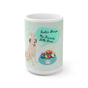 "Easter Dog Ceramic Mug - Unique Addition to Your Morning Routine"