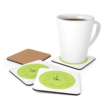 Load image into Gallery viewer, The Writer&#39;s Block Collection Cork Back Coaster
