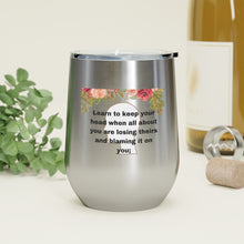 Load image into Gallery viewer, Rudyard Kipling &quot;If&quot; 12oz Insulated Wine Tumbler
