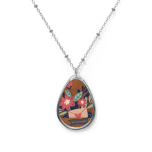 Load image into Gallery viewer, Loving Mom Oval Necklace

