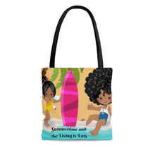 Load image into Gallery viewer, Summertime and the Living is Easy AOP Tote Bag
