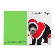 Load image into Gallery viewer, Greeting Cards (5 Pack) Christmas Card Santa&#39;s Senior Helper
