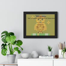 Load image into Gallery viewer, Framed Horizontal Poster 7 Principles of Persuasion
