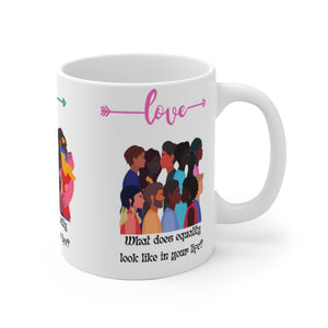 Black History  Equality Love Ceramic Mug (EU)