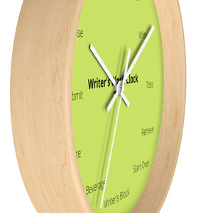 The Writer's Block Collection Wall clock