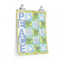 Load image into Gallery viewer, Peace Quilted Premium Matte vertical posters
