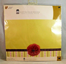 Load image into Gallery viewer, Overton House Design Embellished paper Burgundy Flower
