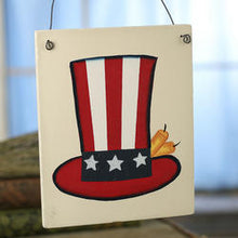 Load image into Gallery viewer, Uncle Sam Americana Wood Sign
